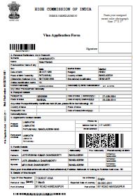 Indian visa Bangladesh nic application pdf